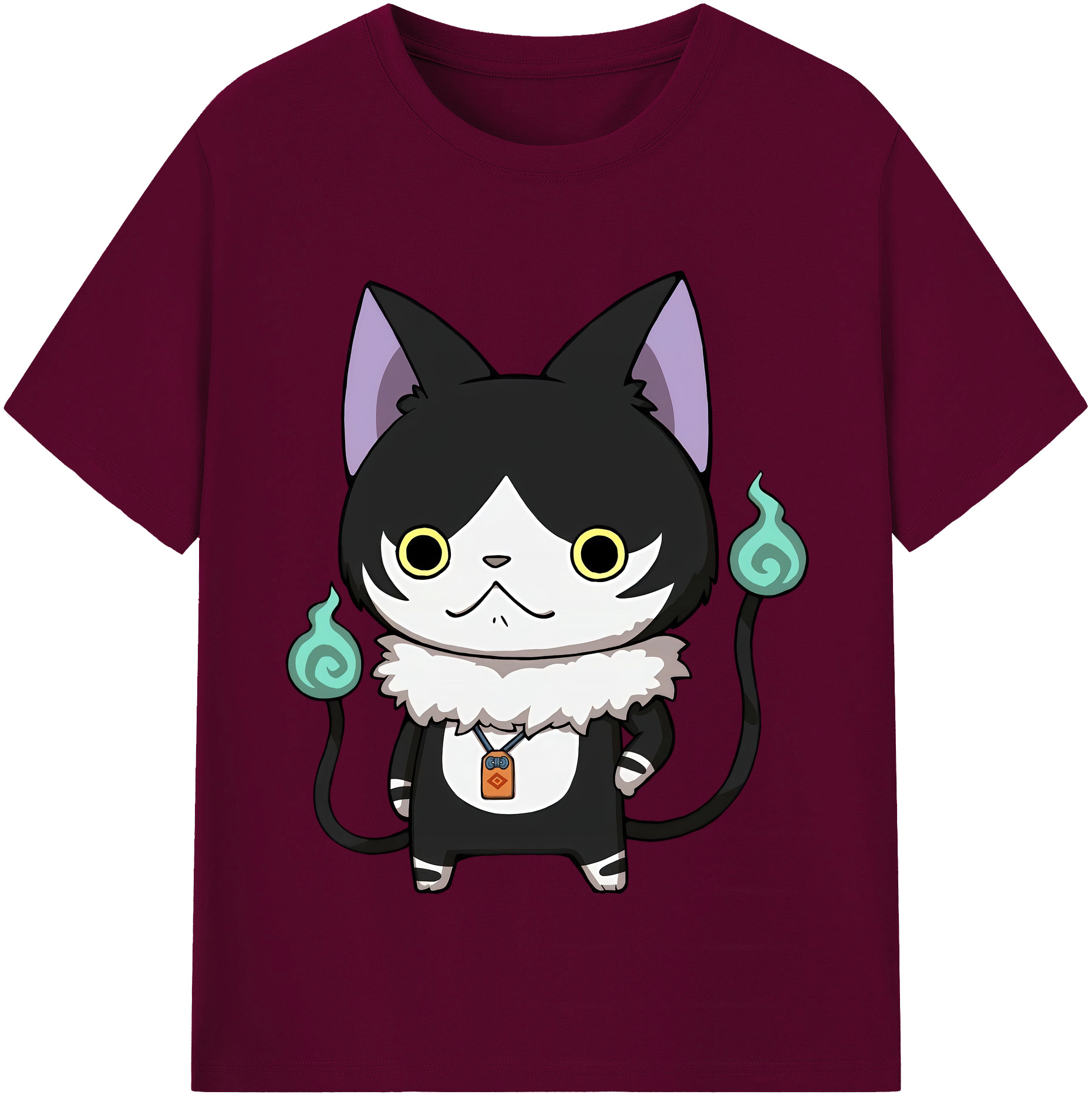 （画像用） 妖怪ウォッチ Yo-kai Watch レディースカジュアルプリントTシャツ（綿100％）